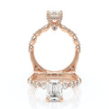 Verragio Halo Emerald Engagement Ring