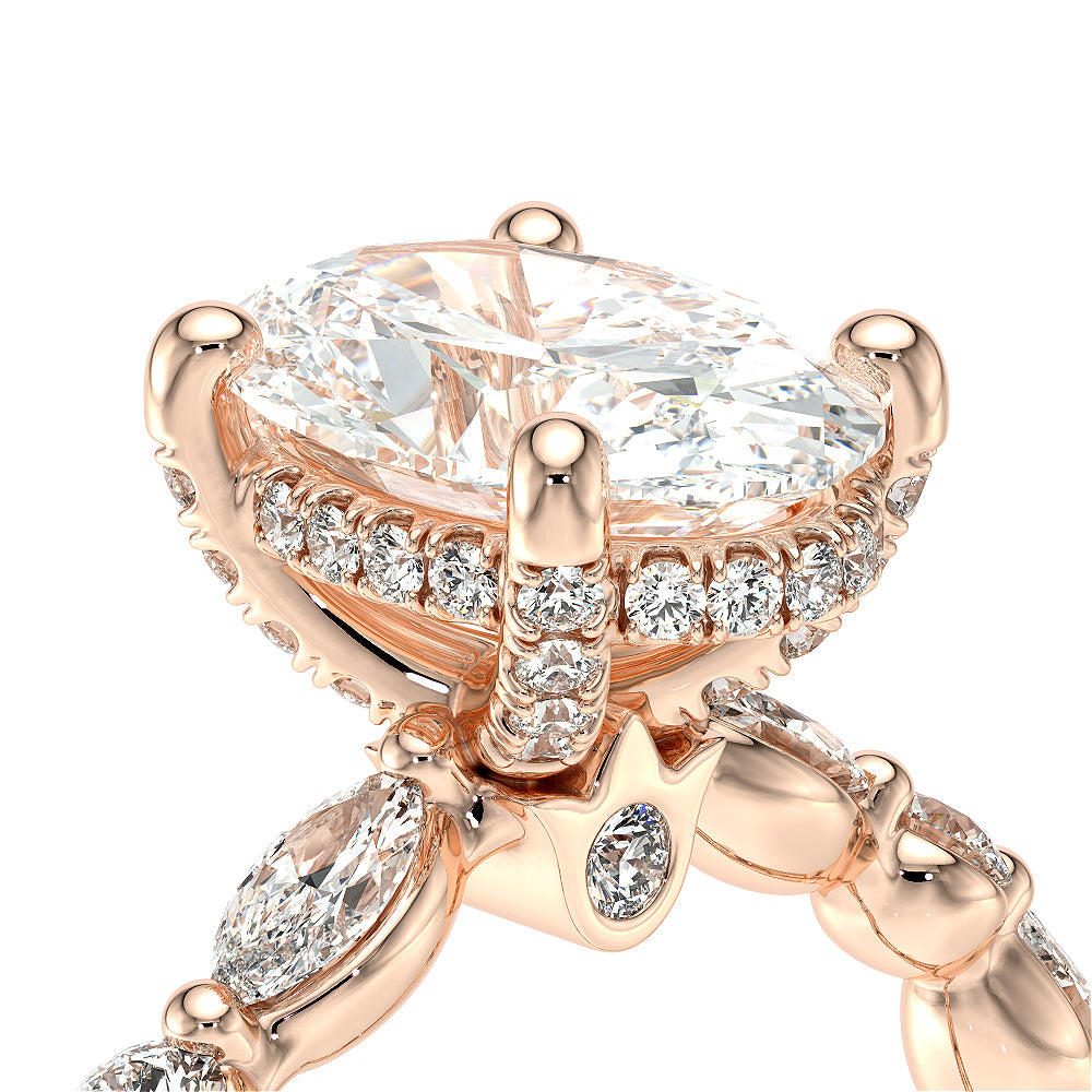 Vanguard-2202OV-14K Rose Gold Oval
