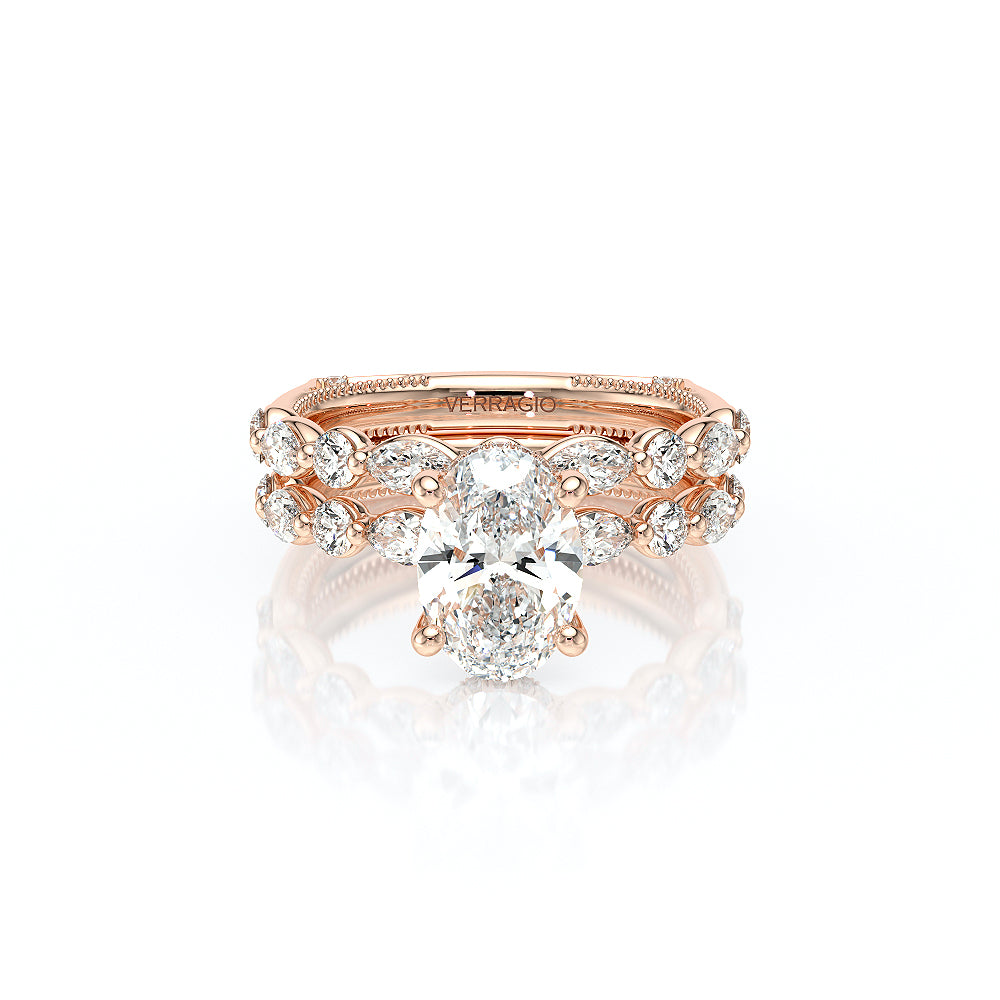 Vanguard-2202OV-14K Rose Gold Oval