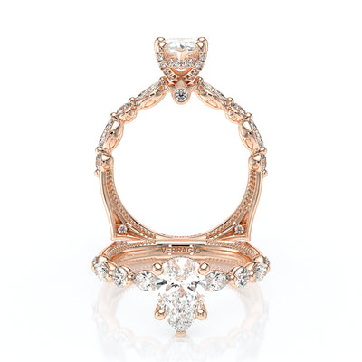 Verragio Halo Pear Engagement Ring
