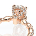 Vanguard-2202PS-14K Rose Gold Pear