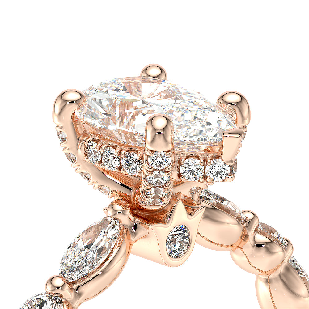 Vanguard-2202PS-14K Rose Gold Pear