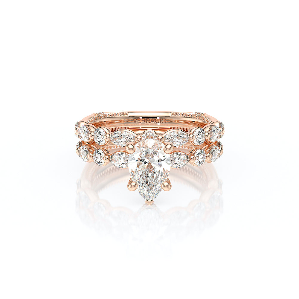 Vanguard-2202PS-14K Rose Gold Pear