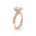 Verragio Halo Emerald Engagement Ring