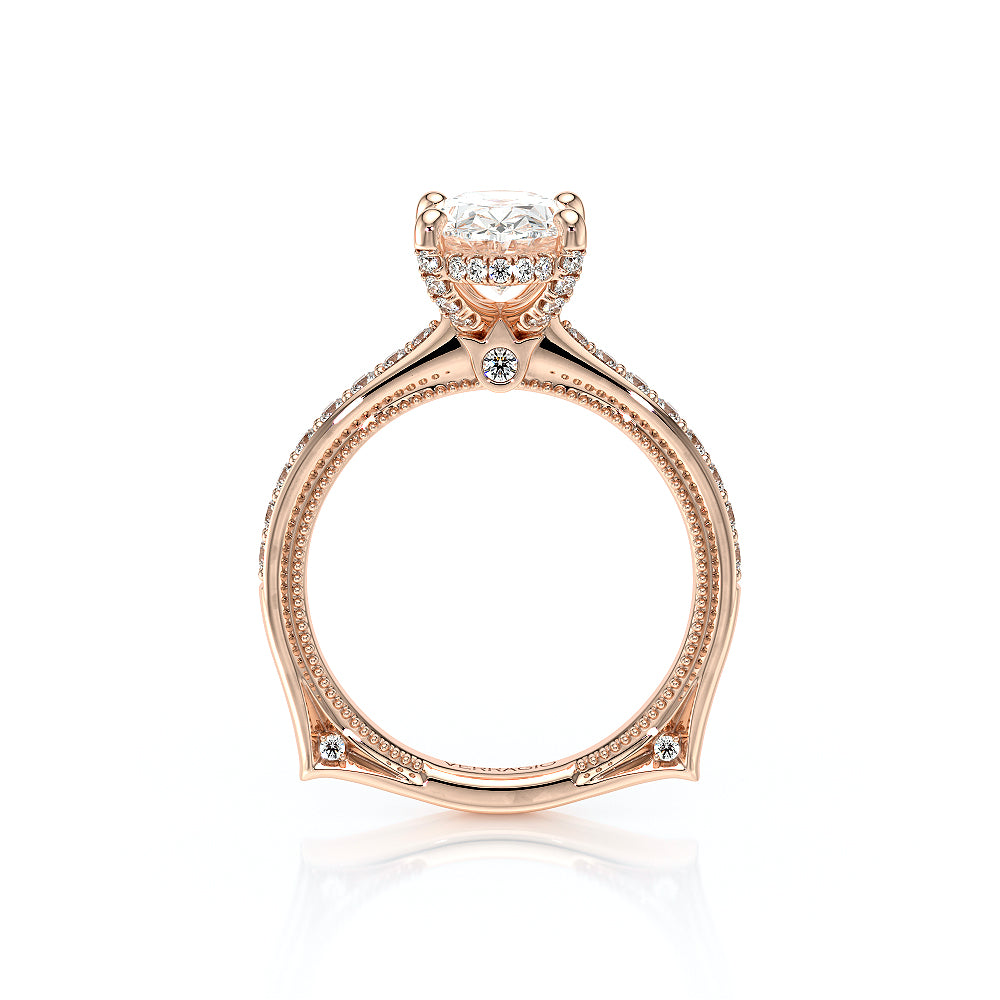 Vanguard-2203OV-14K Rose Gold Oval