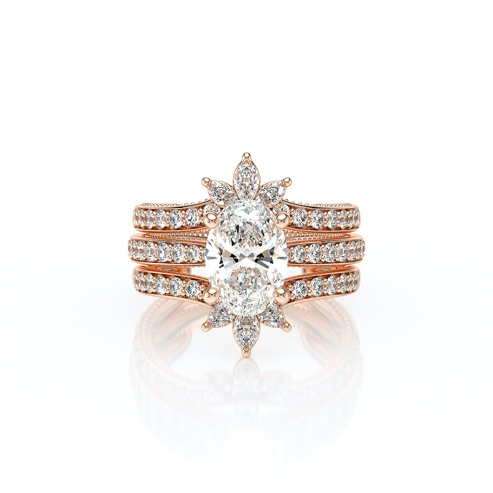 Vanguard-2203OV-14K Rose Gold Oval