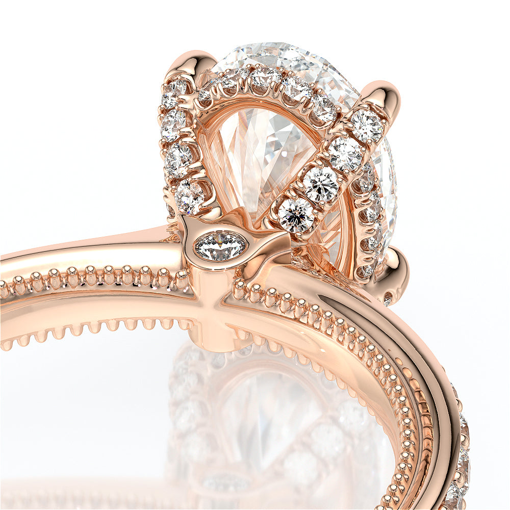 Vanguard-2203OV-14K Rose Gold Oval