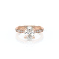 Vanguard-2203OV-14K Rose Gold Oval