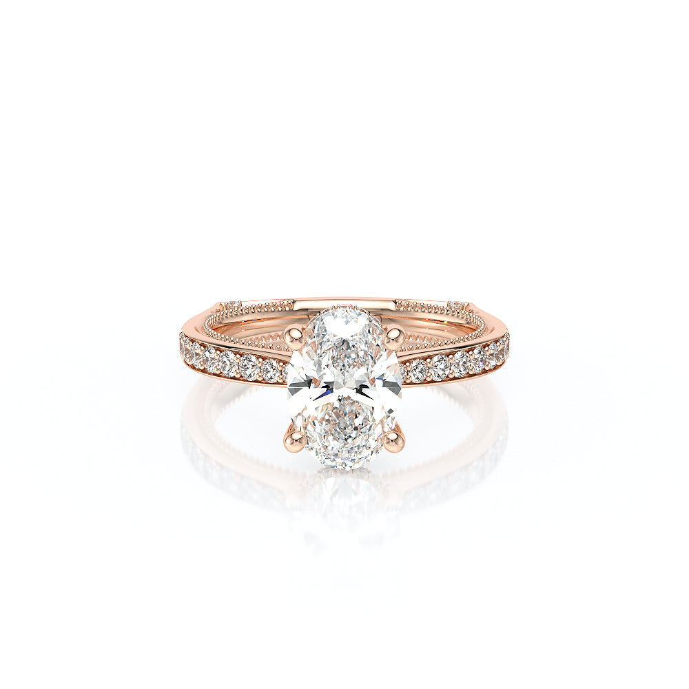 Vanguard-2203OV-18K Rose Gold Oval