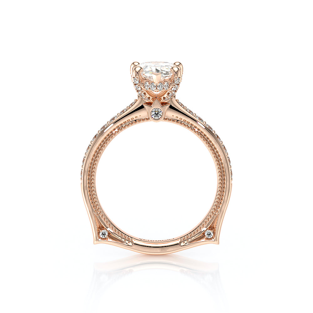 Vanguard-2203PS-18K Rose Gold Pear