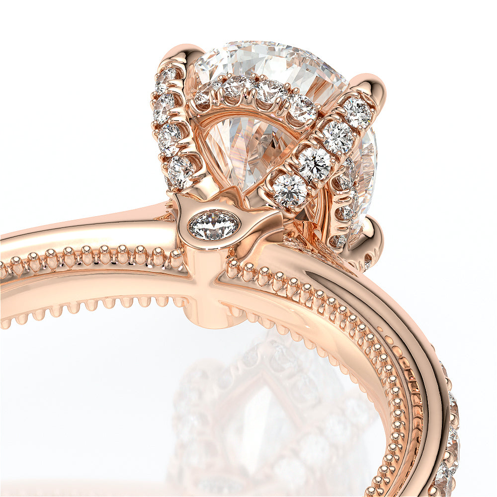 Vanguard-2203PS-18K Rose Gold Pear