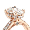 Vanguard-2203PS-18K Rose Gold Pear