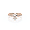 Vanguard-2203PS-18K Rose Gold Pear