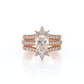 Vanguard-2203PS-18K Rose Gold Pear