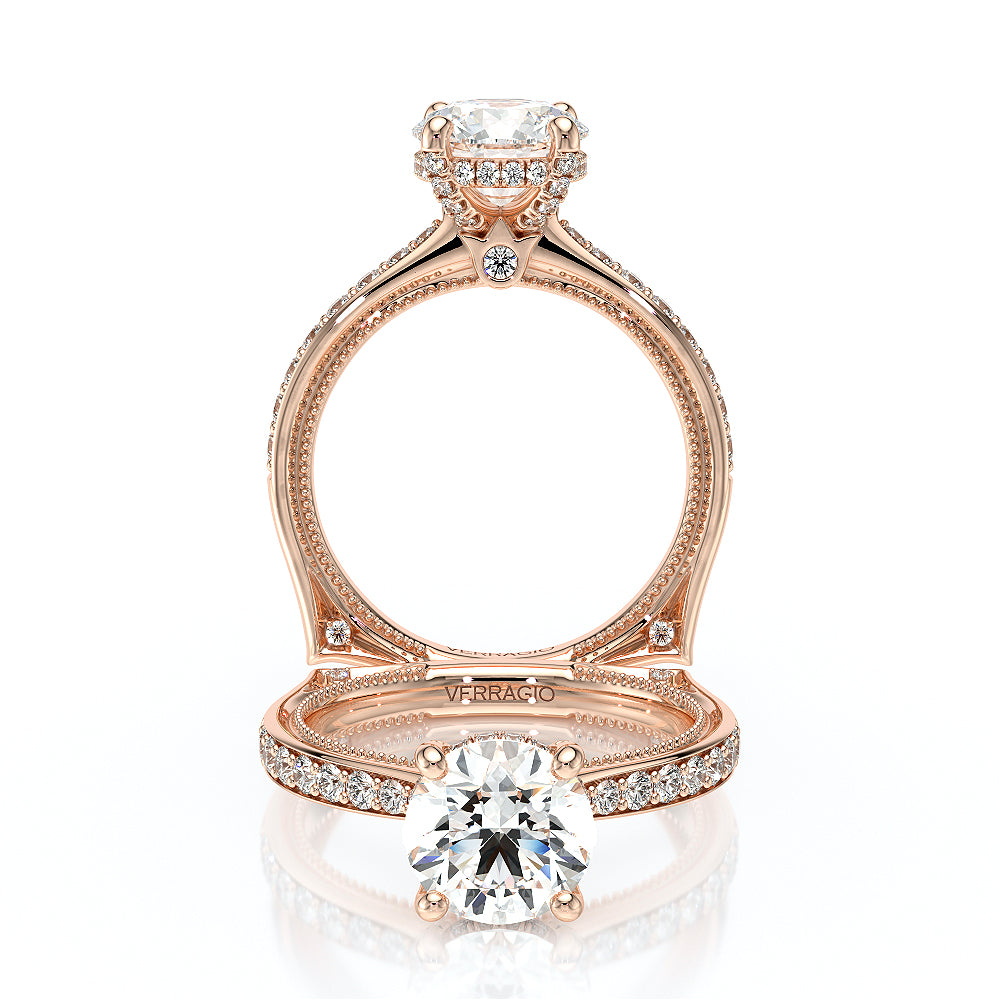 Verragio Halo Round Engagement Ring
