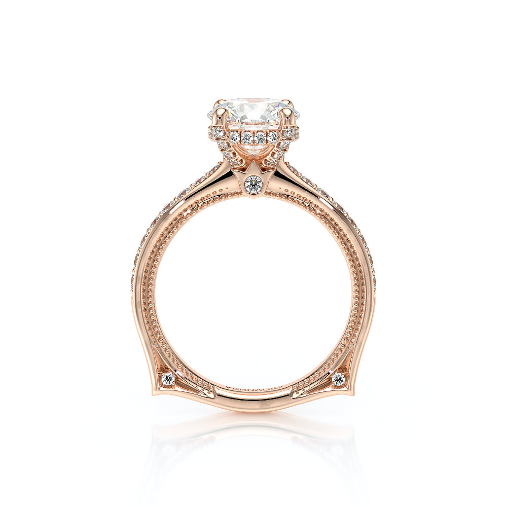 Vanguard-2203R-18K Rose Gold Round