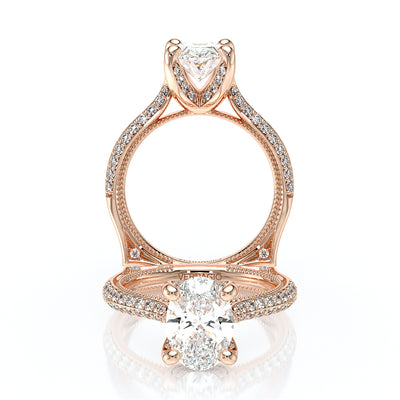Verragio Halo Oval Engagement Ring