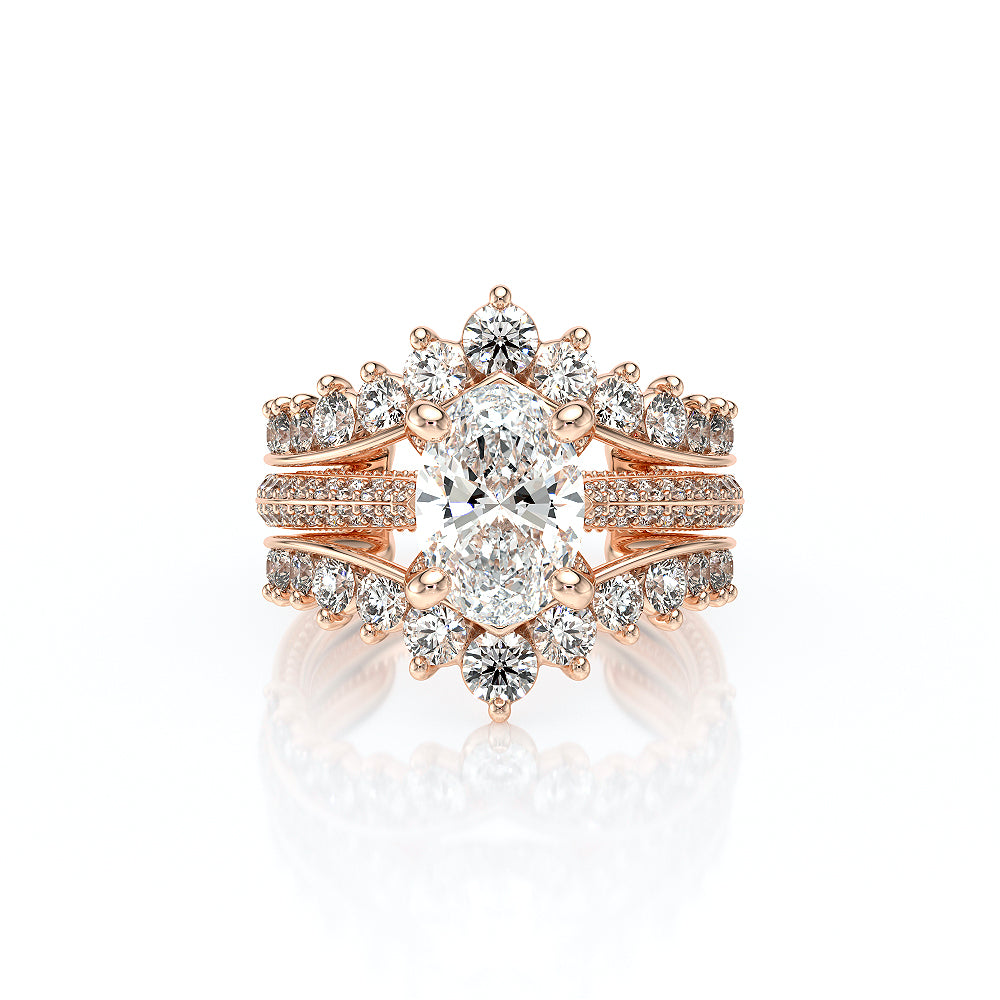 Vanguard-2204OV-18K Rose Gold Oval