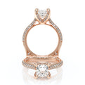 Verragio Halo Princess Engagement Ring