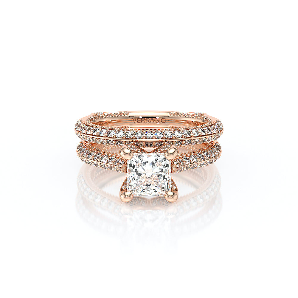Vanguard-2204P-18K Rose Gold Princess