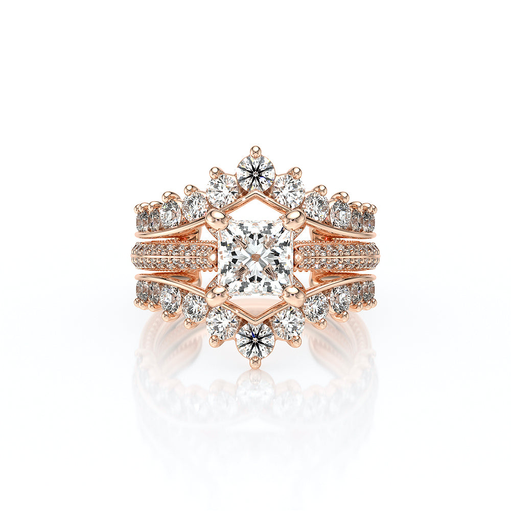 Vanguard-2204P-18K Rose Gold Princess