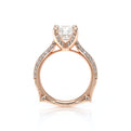 Vanguard-2204R-14K Rose Gold Round