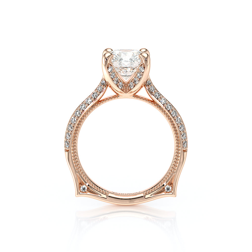 Vanguard-2204R-18K Rose Gold Round