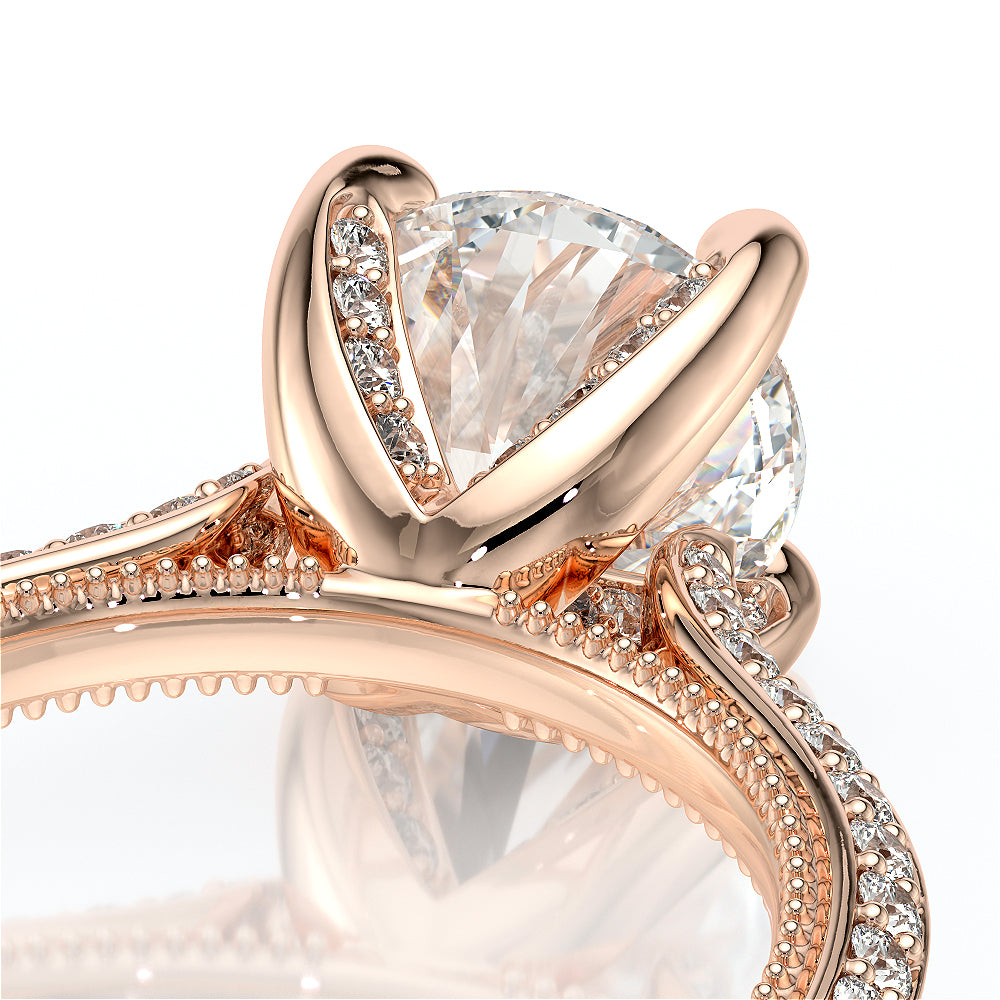 Vanguard-2204R-14K Rose Gold Round