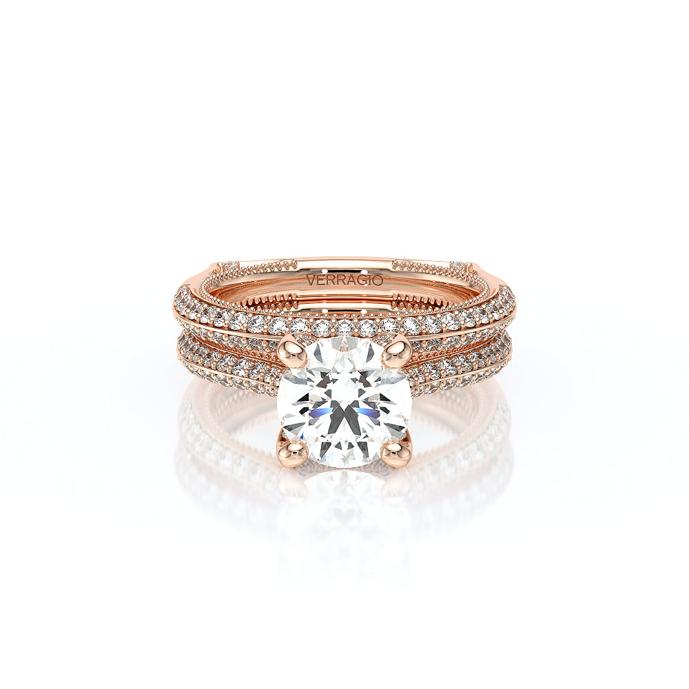 Vanguard-2204R-18K Rose Gold Round