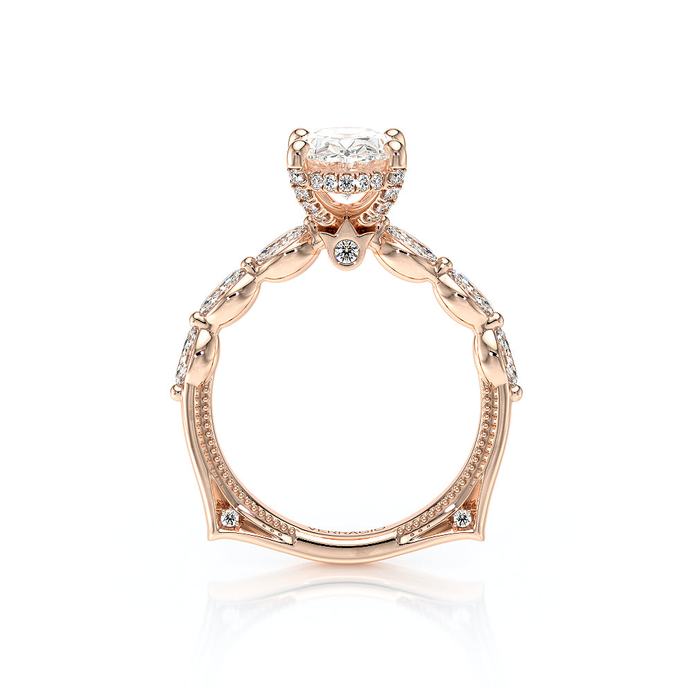 Verragio Halo Oval Engagement Ring