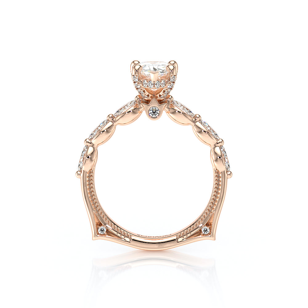 Verragio Halo Pear Engagement Ring
