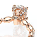 Vanguard-2205ps-14k Rose Gold Pear