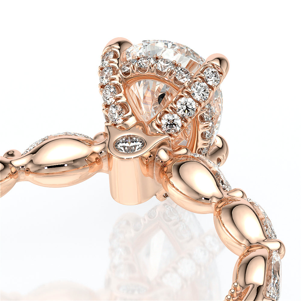 Vanguard-2205ps-14k Rose Gold Pear