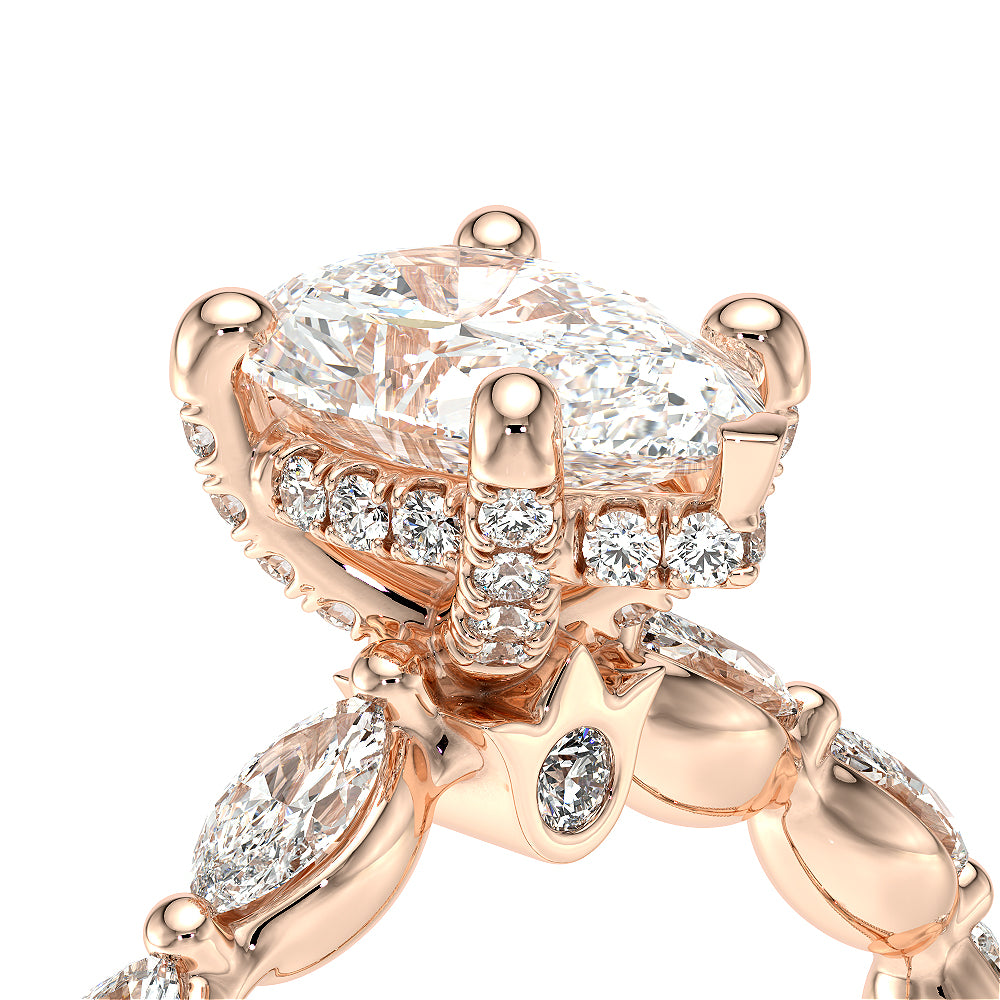 Vanguard-2205ps-14k Rose Gold Pear