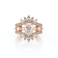 Vanguard-2205ps-14k Rose Gold Pear