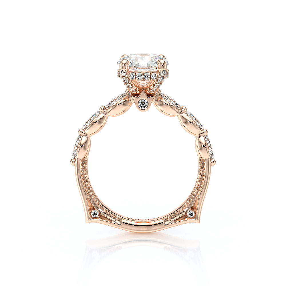 Verragio Halo Round Engagement Ring