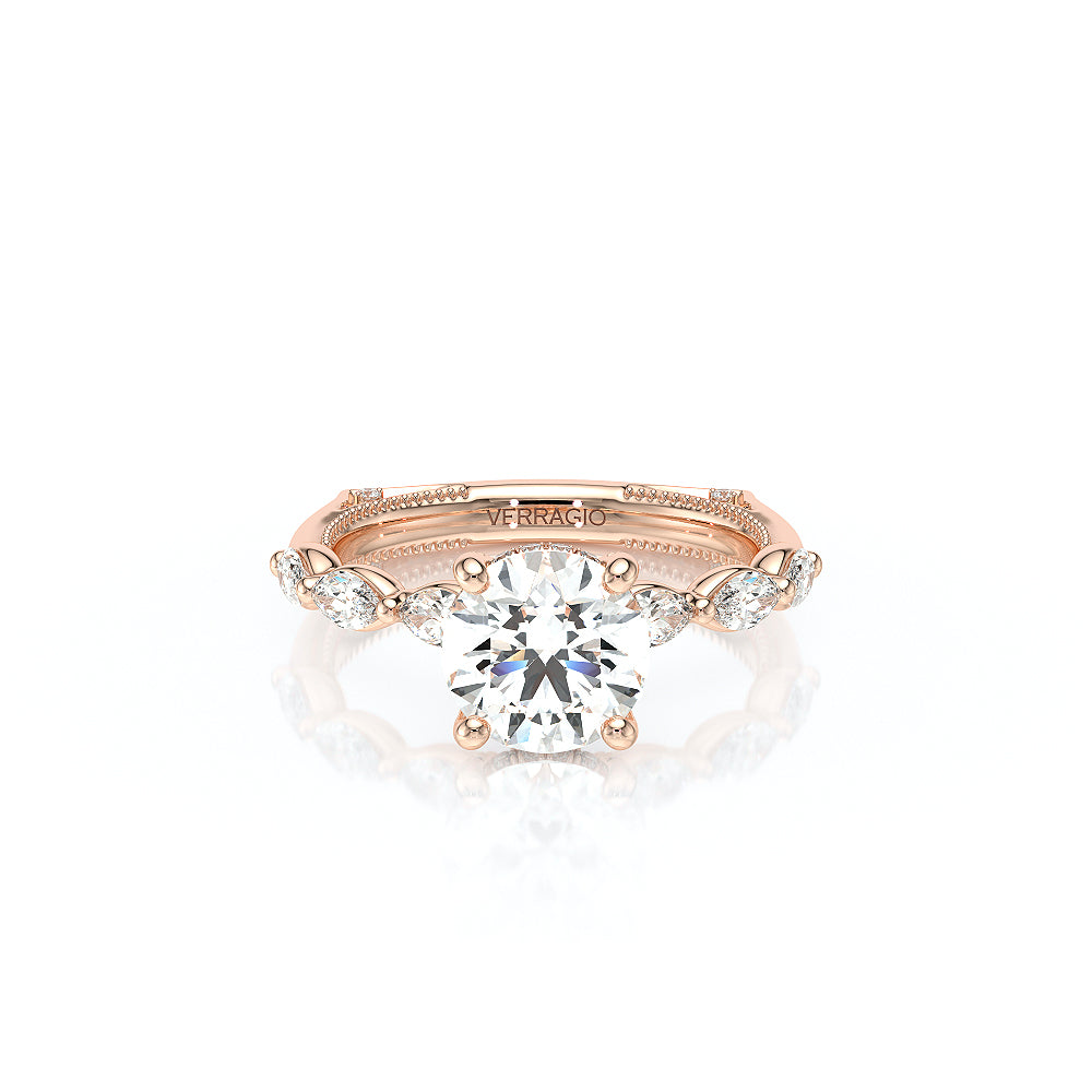 Verragio Halo Round Engagement Ring