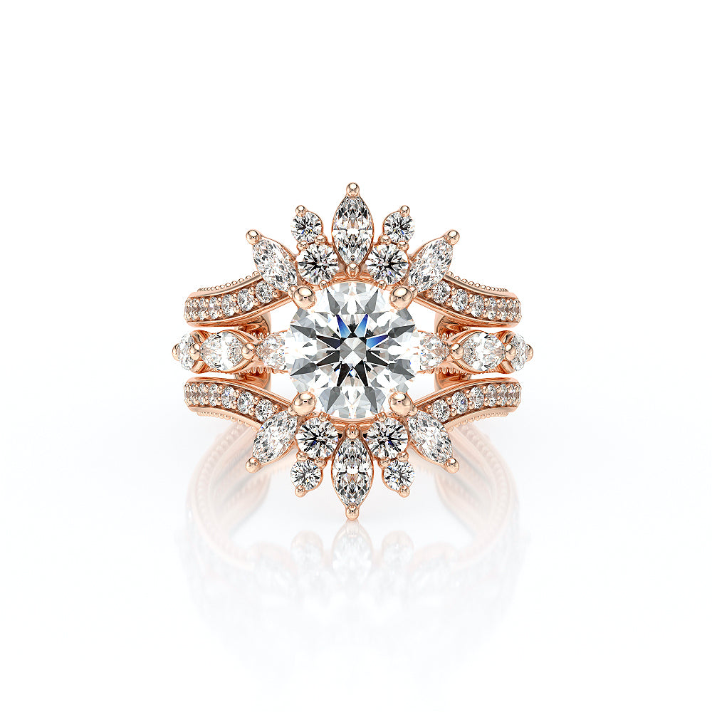 Vanguard-2205r-18k Rose Gold Round