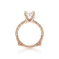 Vanguard-2206OV-14K Rose Gold Oval