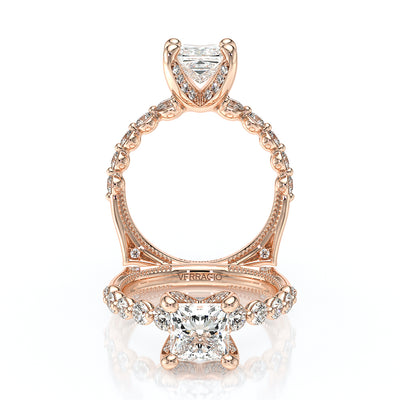Verragio Halo Princess Engagement Ring