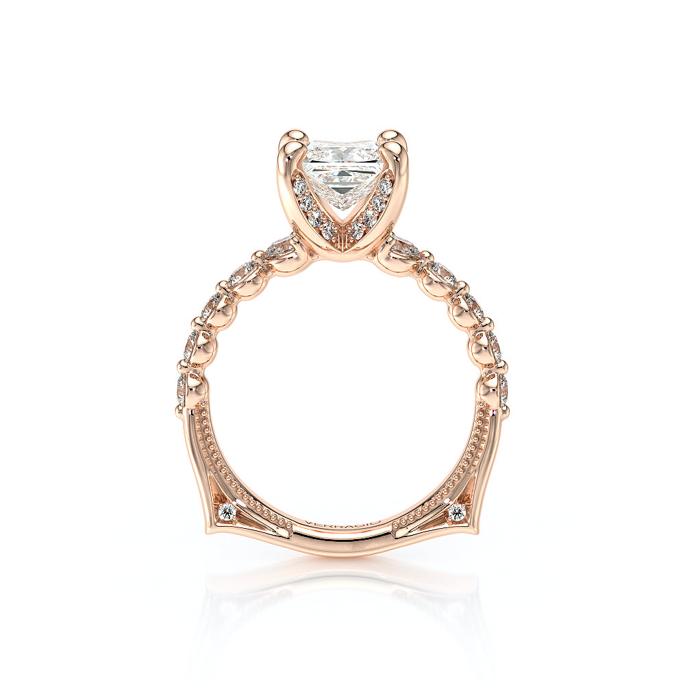 Verragio Halo Princess Engagement Ring