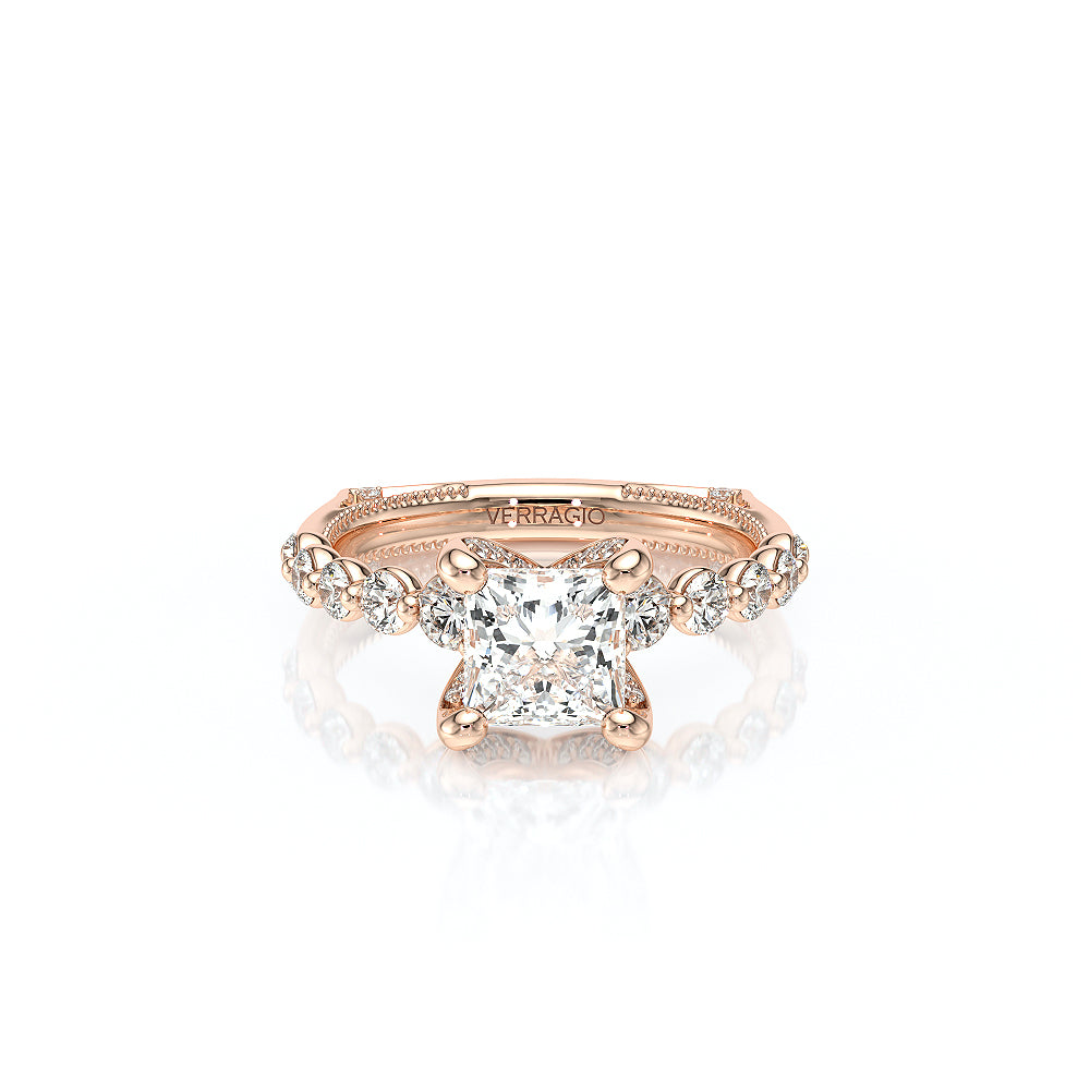 Verragio Halo Princess Engagement Ring