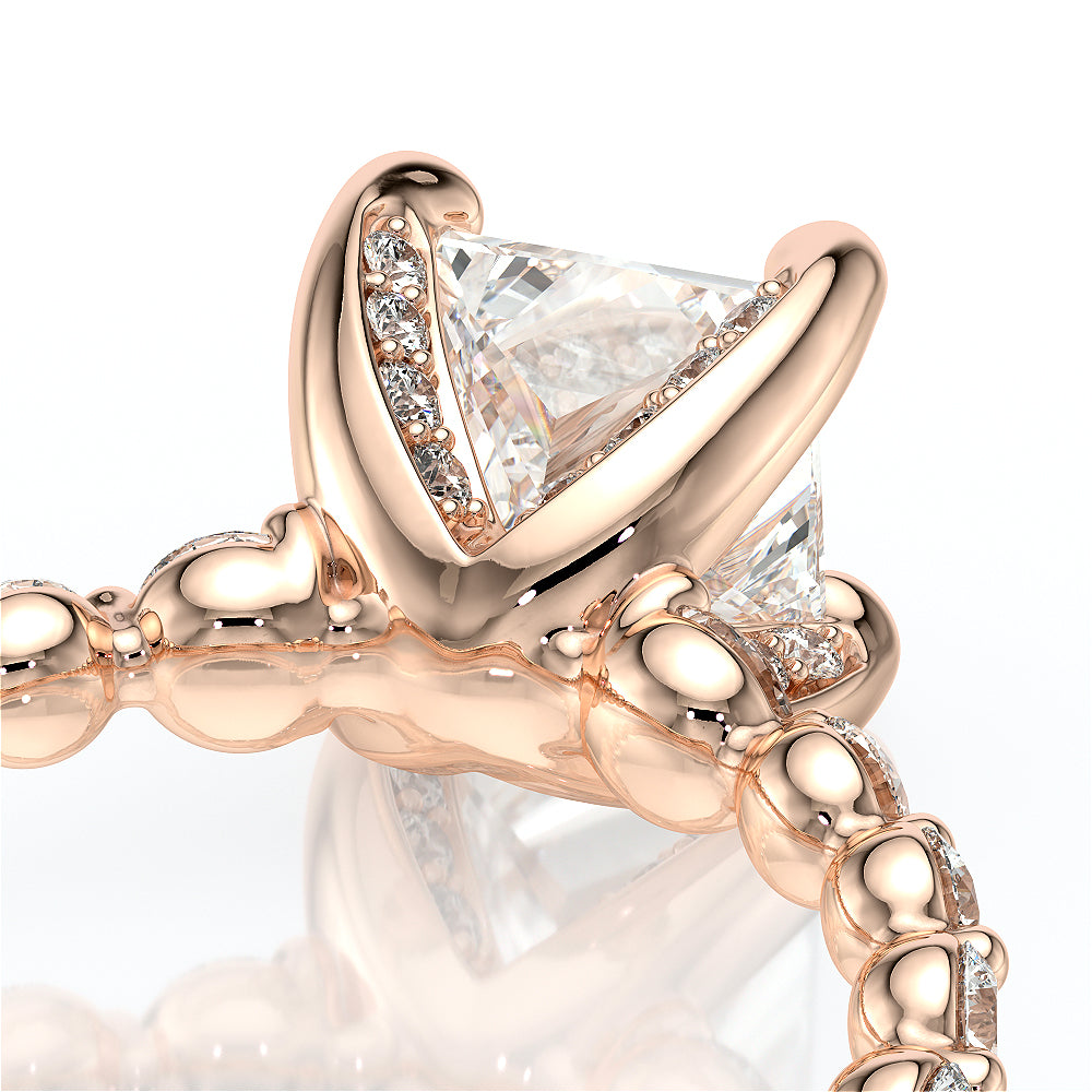 Verragio Halo Princess Engagement Ring