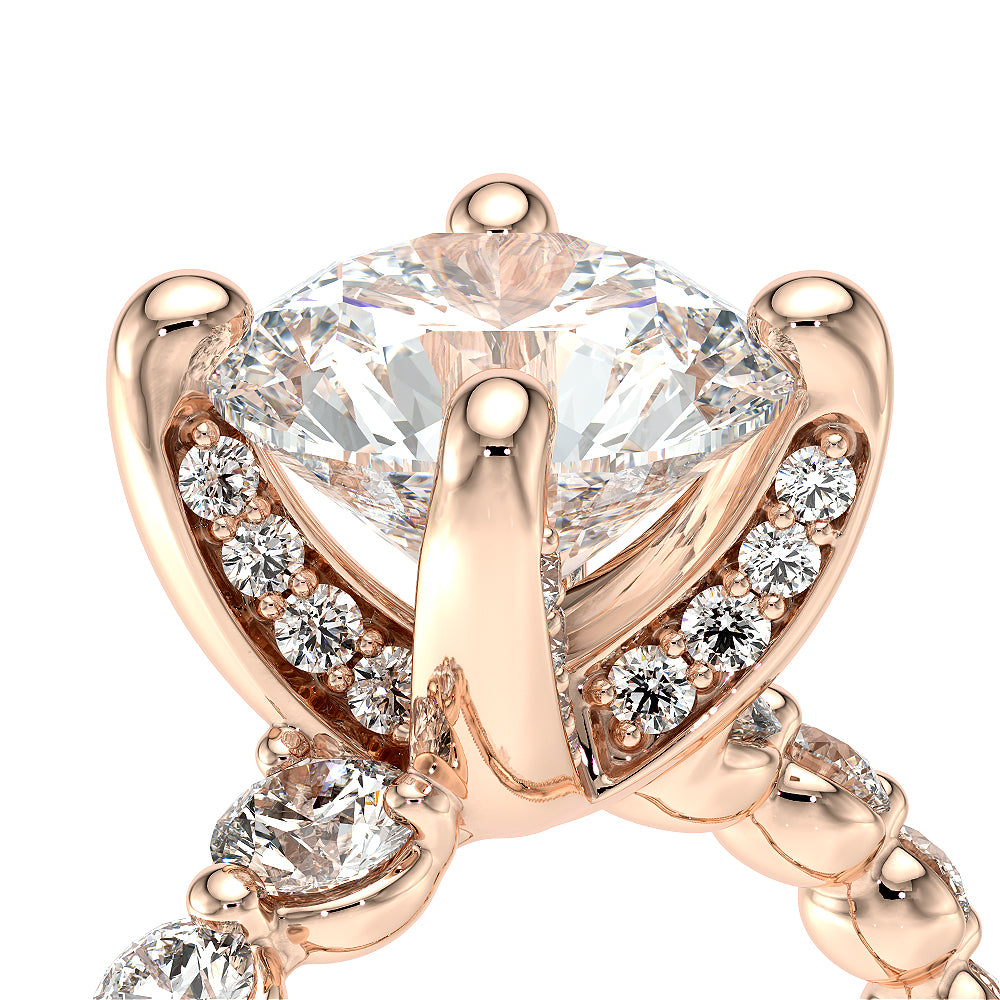 Vanguard-2206r-14k Rose Gold Round