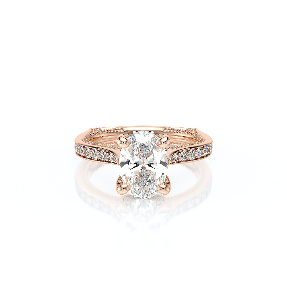 Verragio Halo Oval Engagement Ring