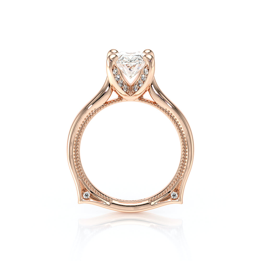 Vanguard-2207OV-S-18K Rose Gold Oval