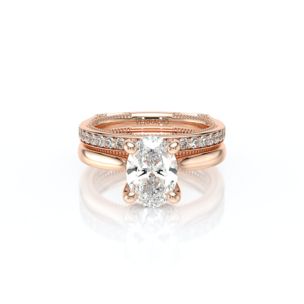Vanguard-2207OV-S-18K Rose Gold Oval