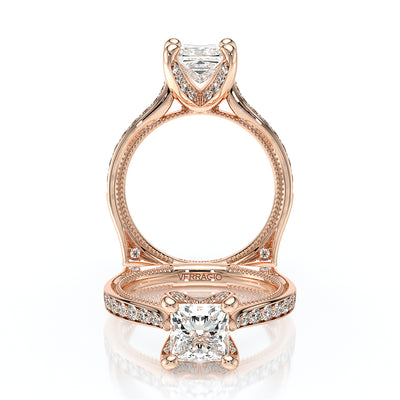 Verragio Halo Princess Engagement Ring