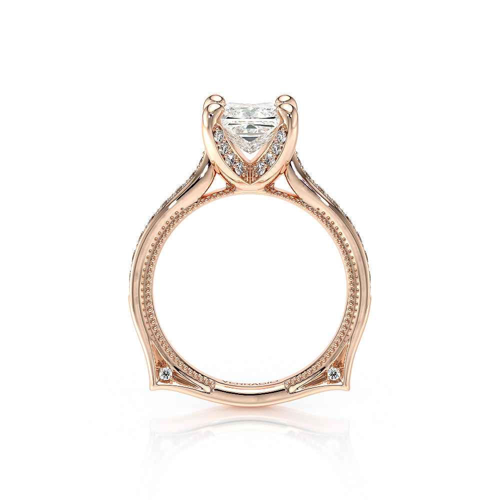 Verragio Halo Princess Engagement Ring