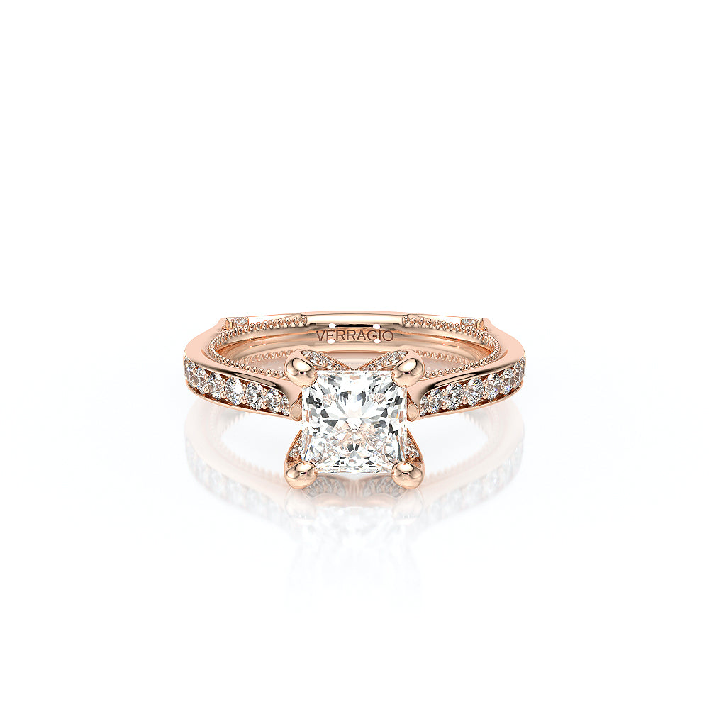 Verragio Halo Princess Engagement Ring